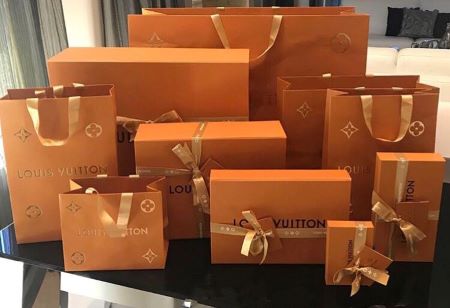 LV Packaging bags and boxes - Papers Gallery